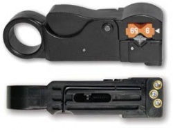 E Series 3-Level Coaxial Cable Stripper (for RG-59/62/6/6 Quad)